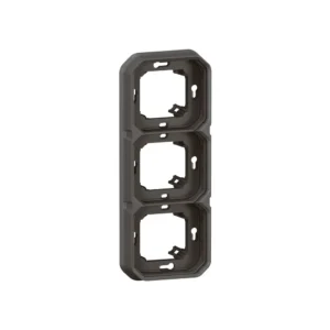 Support 3 poste noir Plexo