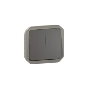 CDE double 3 fonctions Plexo noir