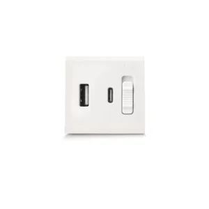 Chargeur USB ultra rapide 20W type A+C 2M System 43