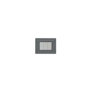 Plaque Lumina 2D 3T gris System 43