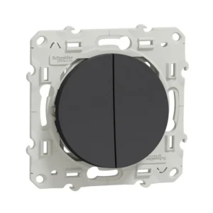 INT VV + bouton anthracite black Odace